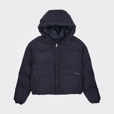  Converse Kadın Kapüşonlu Lacivert Şişme Mont