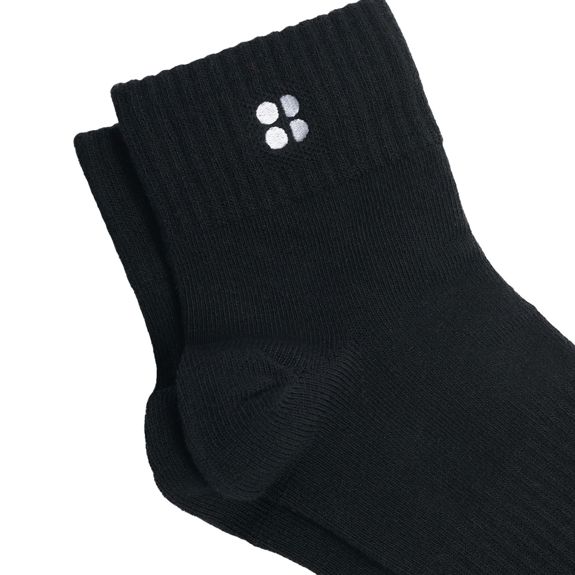 Sweaty Betty Essentials Mini Crew Socks 3 P Kadın Siyah Çorap