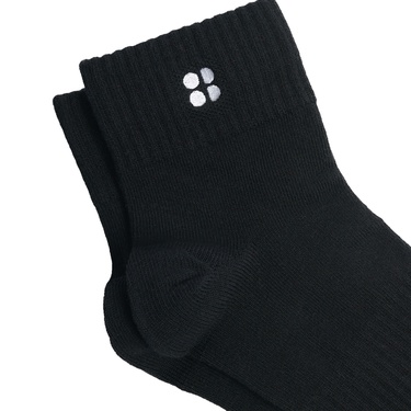  Sweaty Betty Essentials Mini Crew Socks 3 P Kadın Siyah Çorap