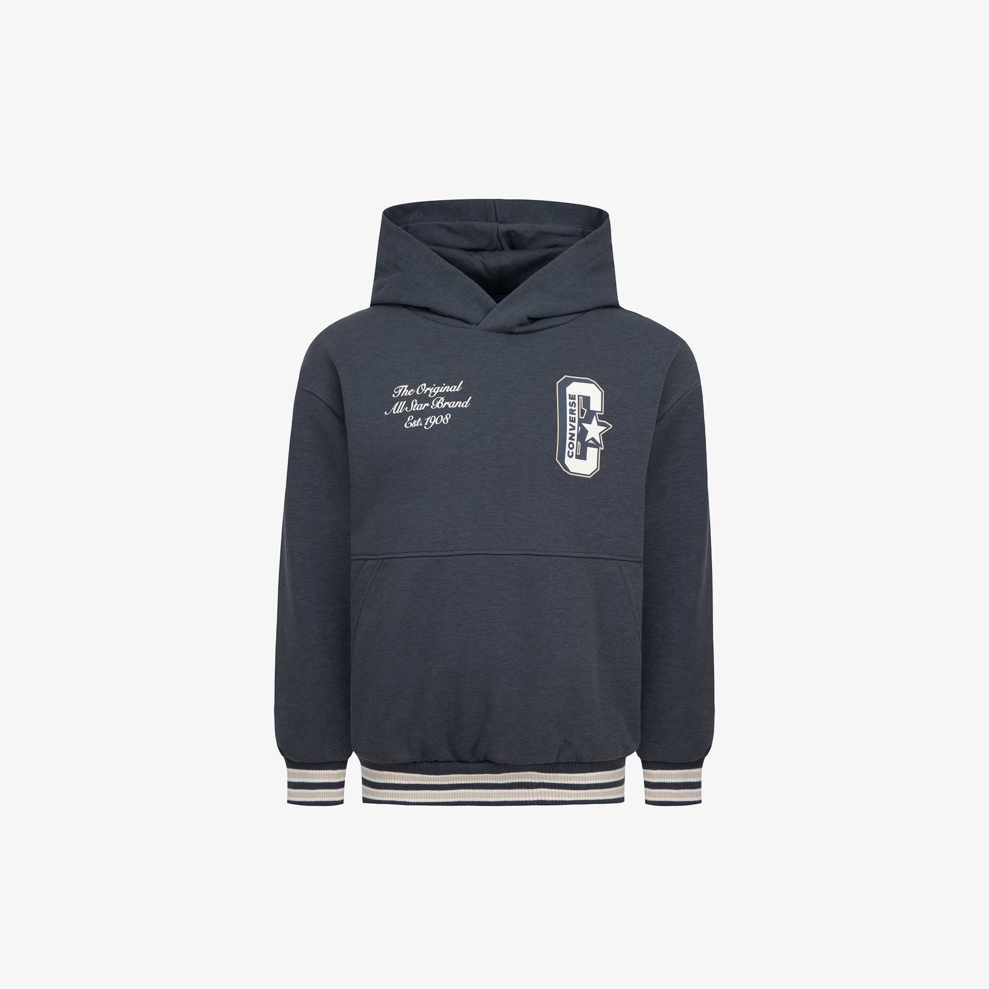 Converse Retro Varsıty Çocuk Siyah Hoodie