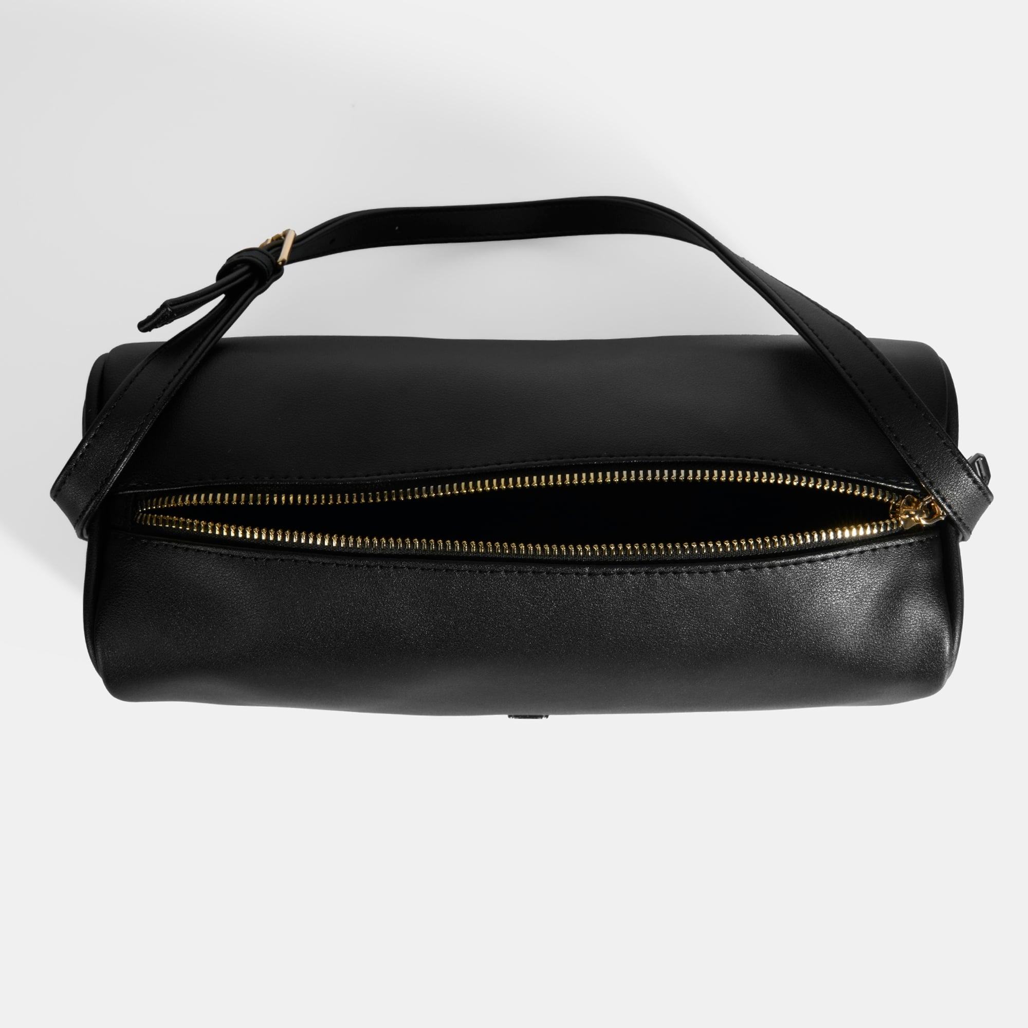 Kadın Siyah Ayarlanabilir Askılı Omuz Çantası