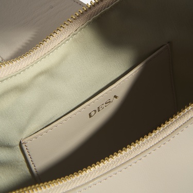  Kadın Açık Vizon Deri Omuz Çantası