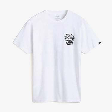  Vans Warped World Ss Erkek Beyaz T-Shirt