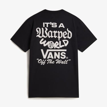  Vans Warped World Ss Erkek Siyah T-Shirt