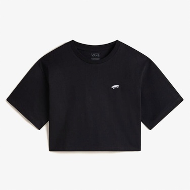  Vans W Salton Relax Crop Ss Kadın Siyah T-Shirt