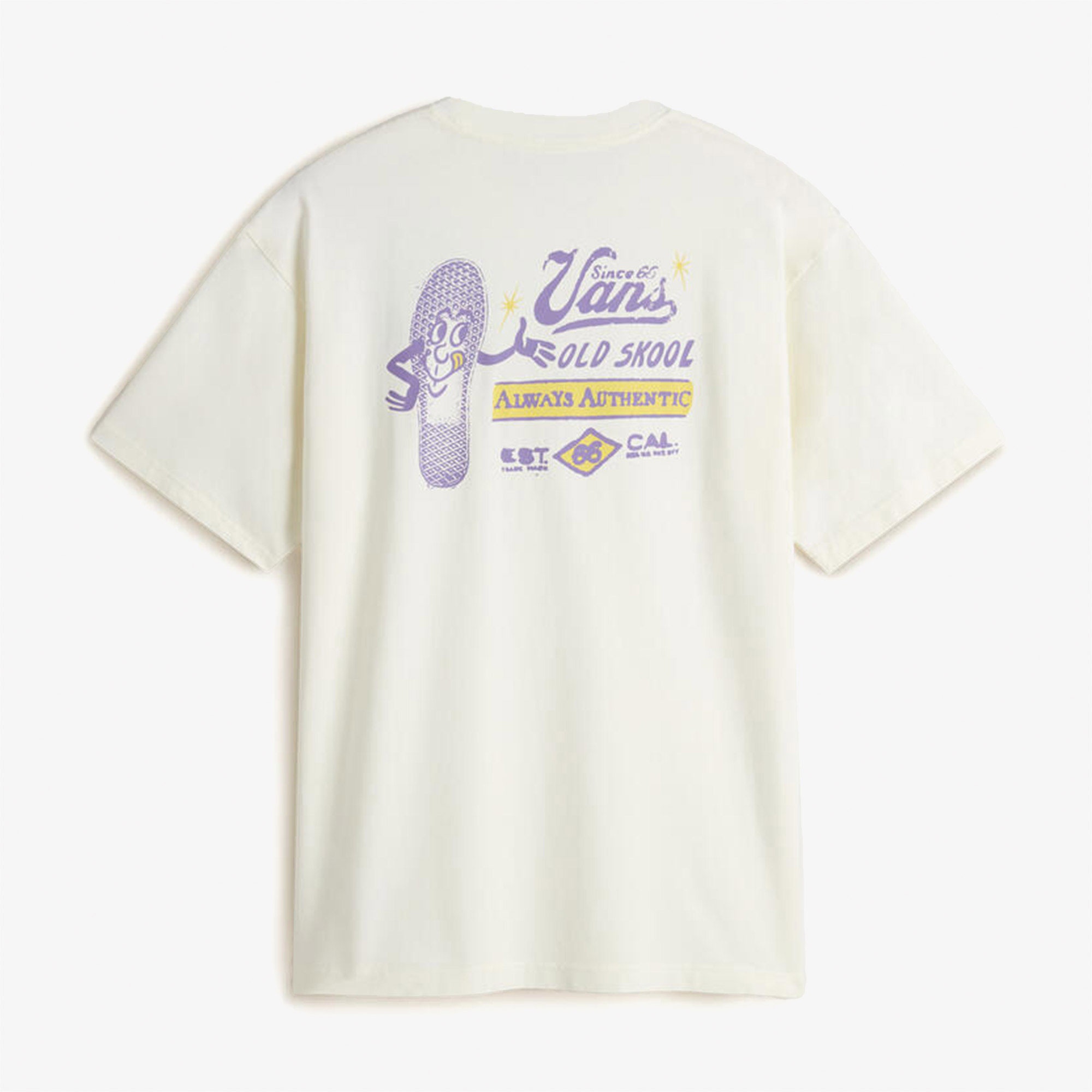 Vans Waffle Stomp Loose Ss Erkek Krem T-Shirt