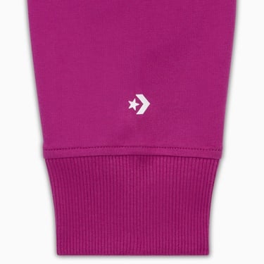  Converse Kadın Baskılı Mor Sweatshirt