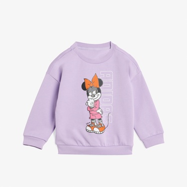  adidas Disney Minnie Mouse Bebek Lila Eşofman Takımı