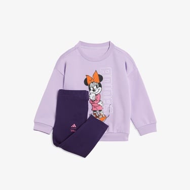  adidas Disney Minnie Mouse Bebek Lila Eşofman Takımı