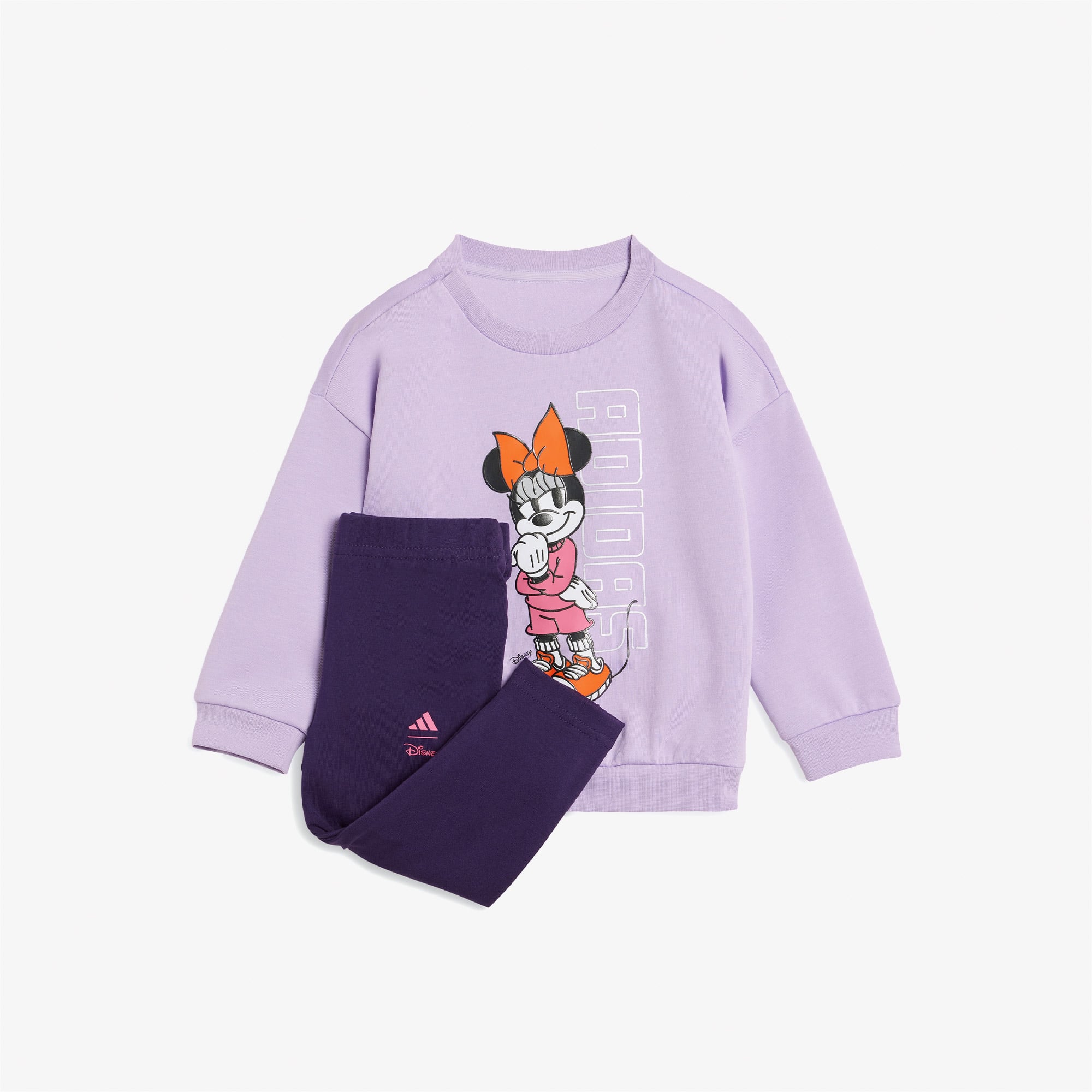  adidas Disney Minnie Mouse Bebek Lila Eşofman Takımı