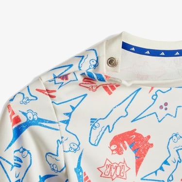  adidas Infant Adiraptor Set Çocuk Beyaz Eşofman Takımı