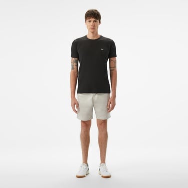  Lacoste Erkek Slim Fit Bisiklet Yaka Siyah T-Shirt