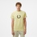 Fred Perry Flocked Laurel Wreath Gra Erkek Sarı T-Shirt