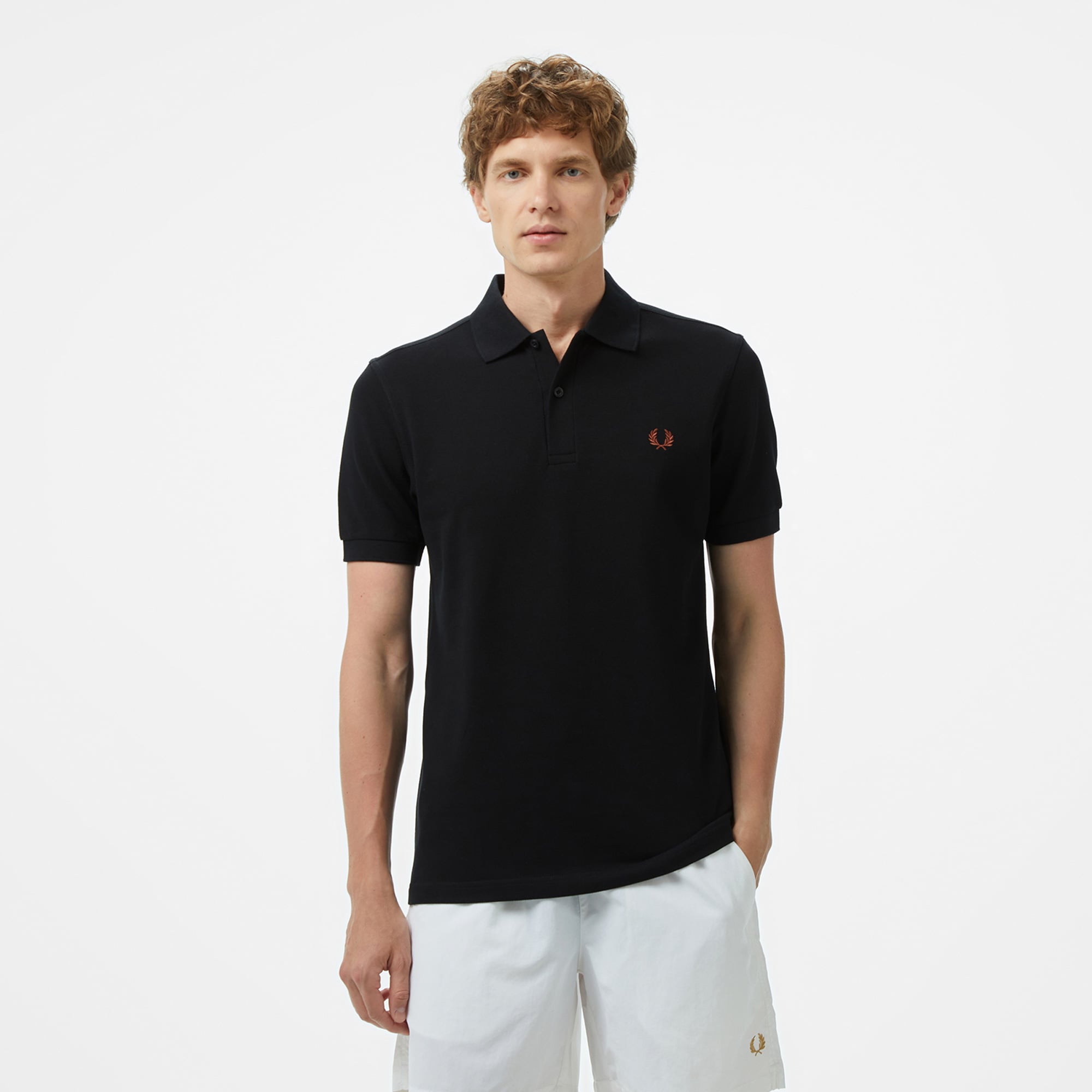  Fred Perry The Fred Perry Erkek Siyah Polo