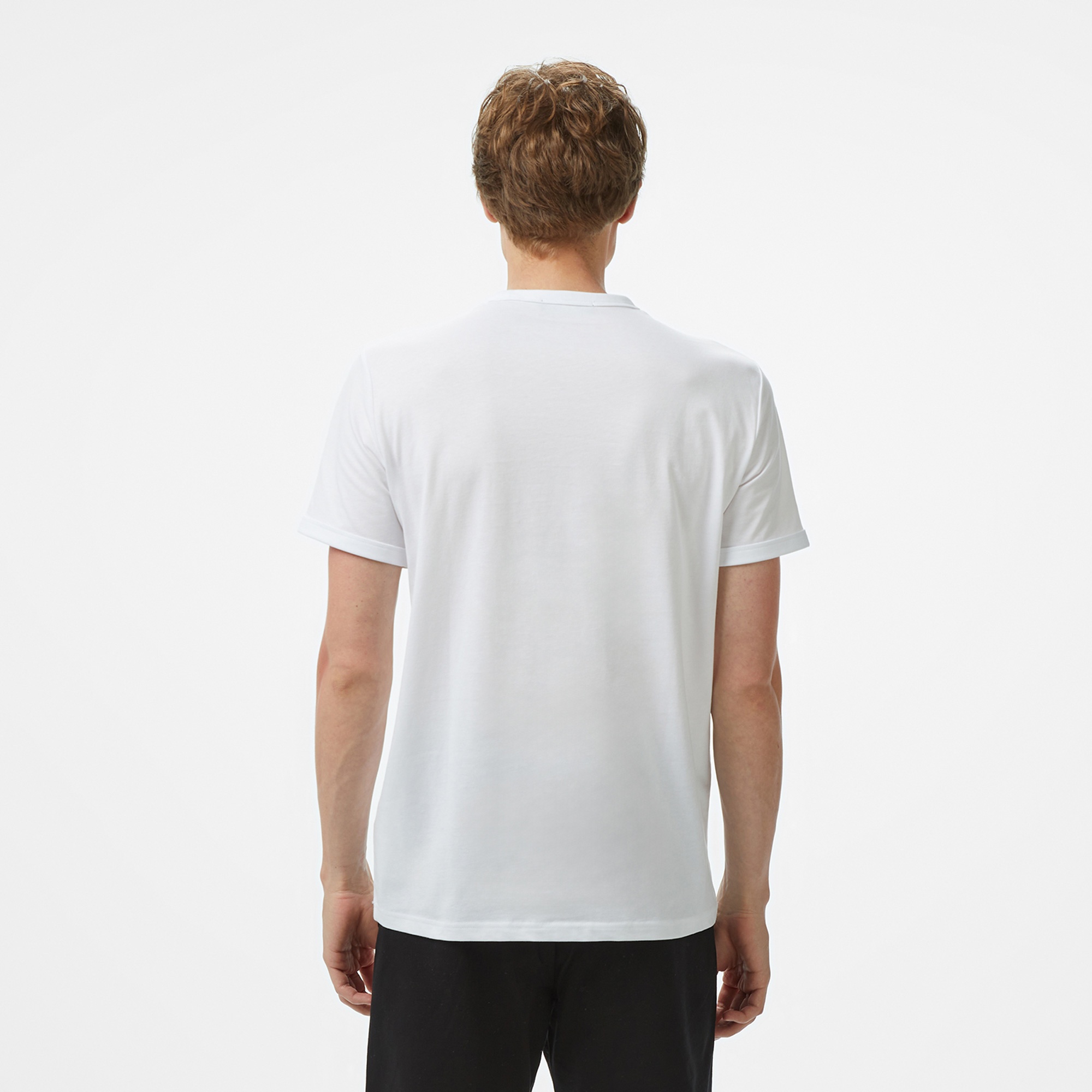 Fred Perry Ringer Erkek Beyaz T-Shirt