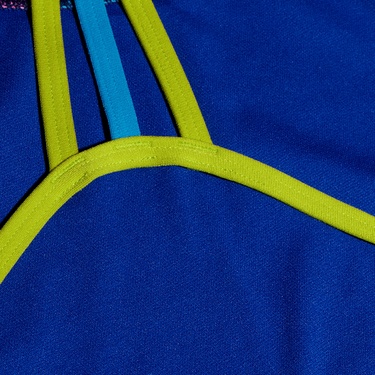  Speedo Placement Lane Line Back Çocuk Lacivert Mayo