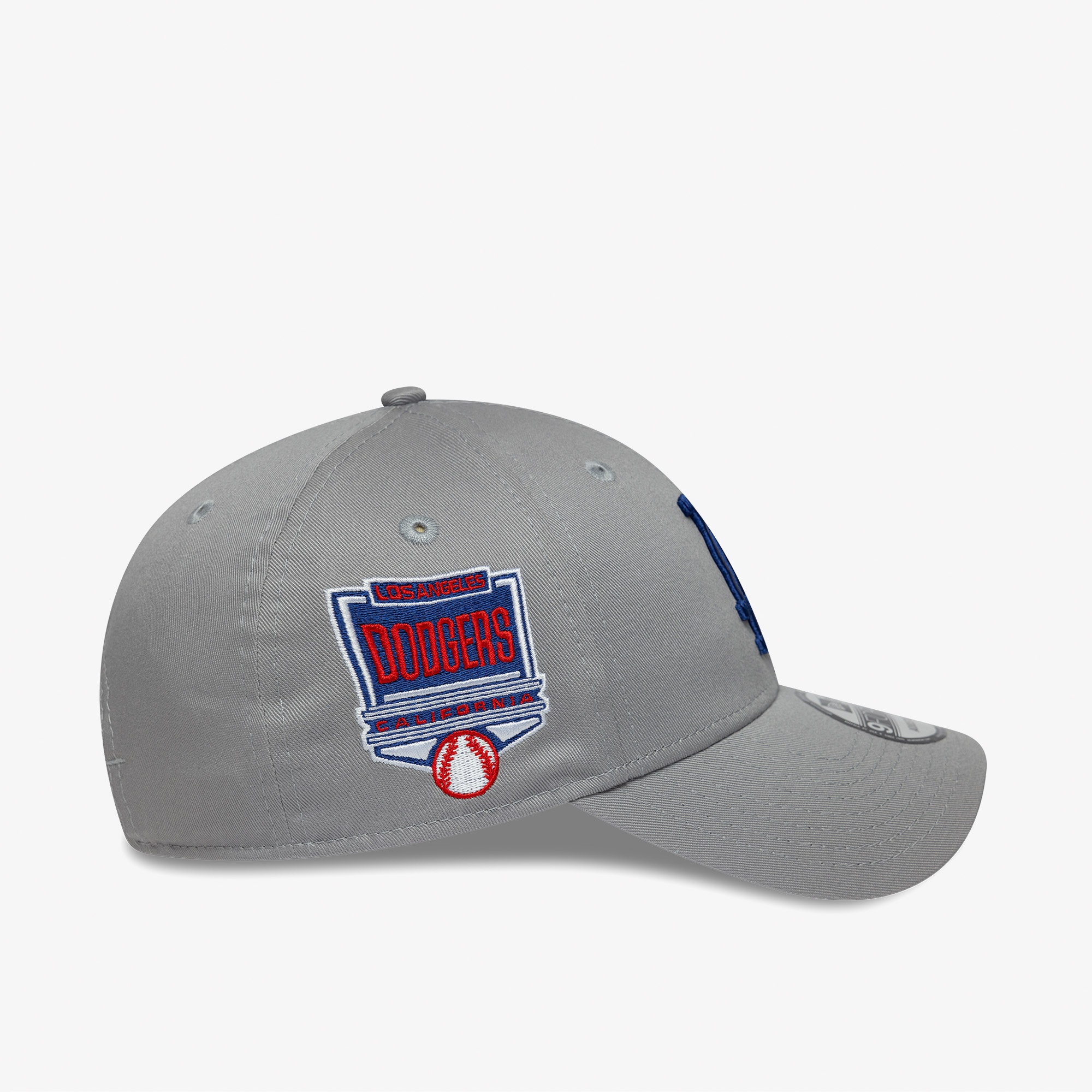 New Era Mlb Slide Patch LA Dodgers Unisex Gri Şapka