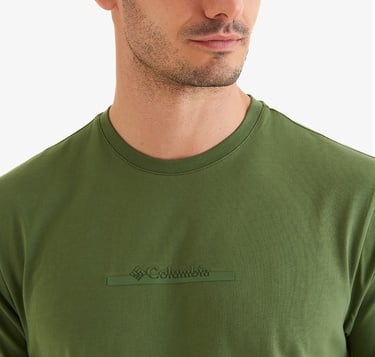  Columbia Csc Bar Split Graphic Erkek Yeşil T-Shirt