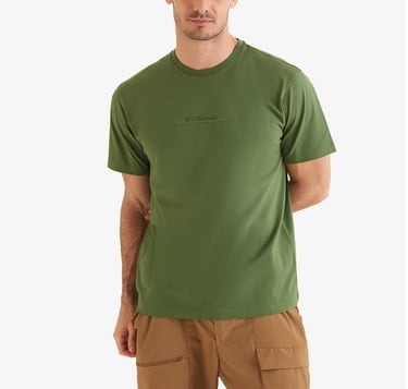 Columbia Csc Bar Split Graphic Erkek Yeşil T-Shirt