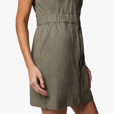  Columbia Leslie Falls Kadın Yeşil Elbise