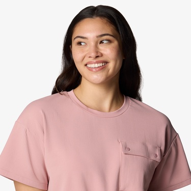  Columbia Granite Point Knit Kadın Pembe T-Shirt