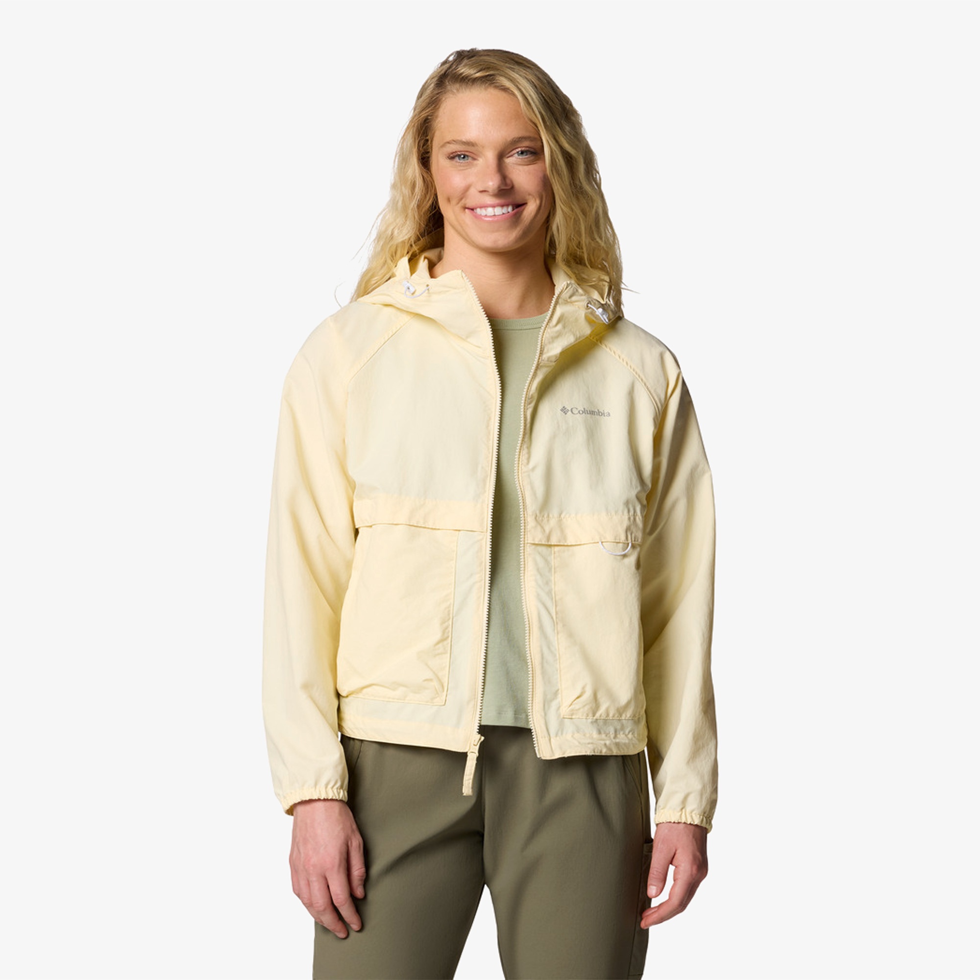 Columbia Spire Valley Kadın Sarı Rüzgarlık