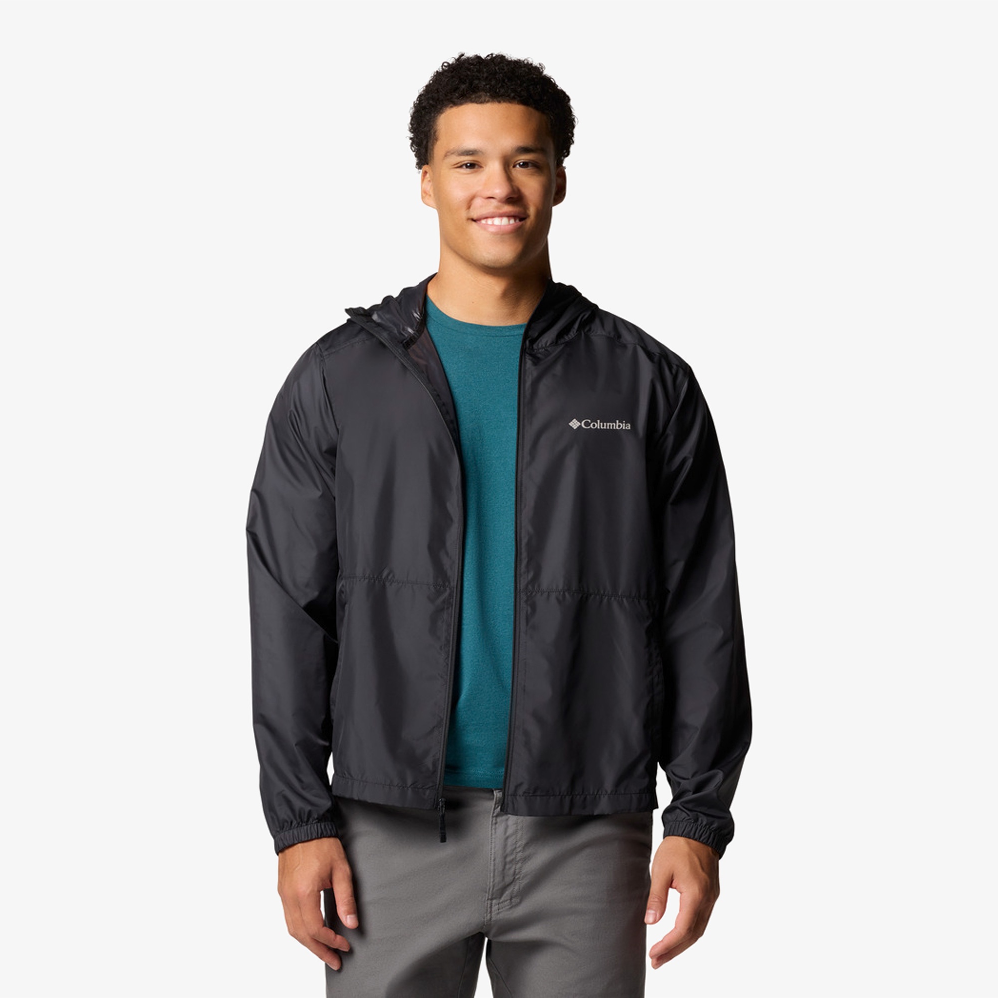 Columbia Discovery Loop Erkek Siyah Rüzgarlık