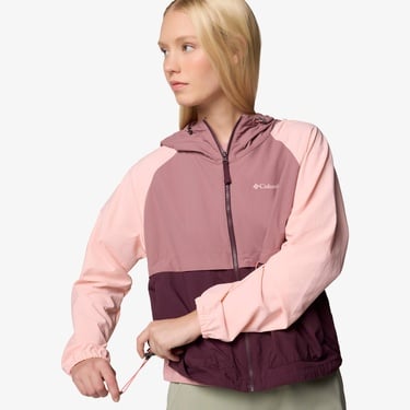  Columbia Spire Valley Kadın Bordo Rüzgarlık