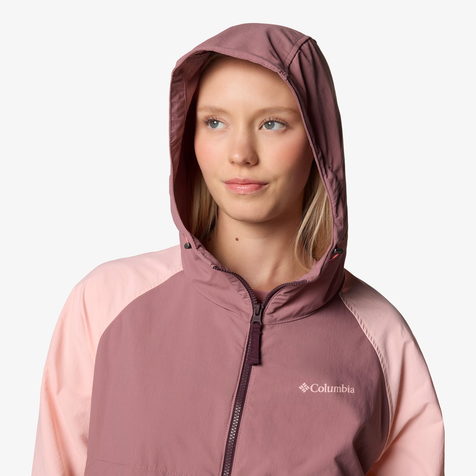 Columbia Spire Valley Kadın Bordo Rüzgarlık