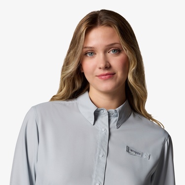  Columbia Womens Tamiami Kadın Gri Gömlek