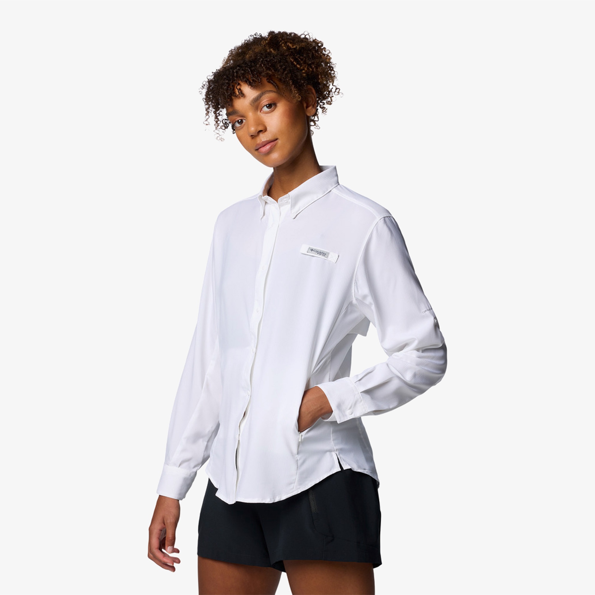 Columbia Womens Tamiami Kadın Beyaz Gömlek