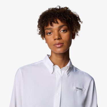  Columbia Womens Tamiami Kadın Beyaz Gömlek