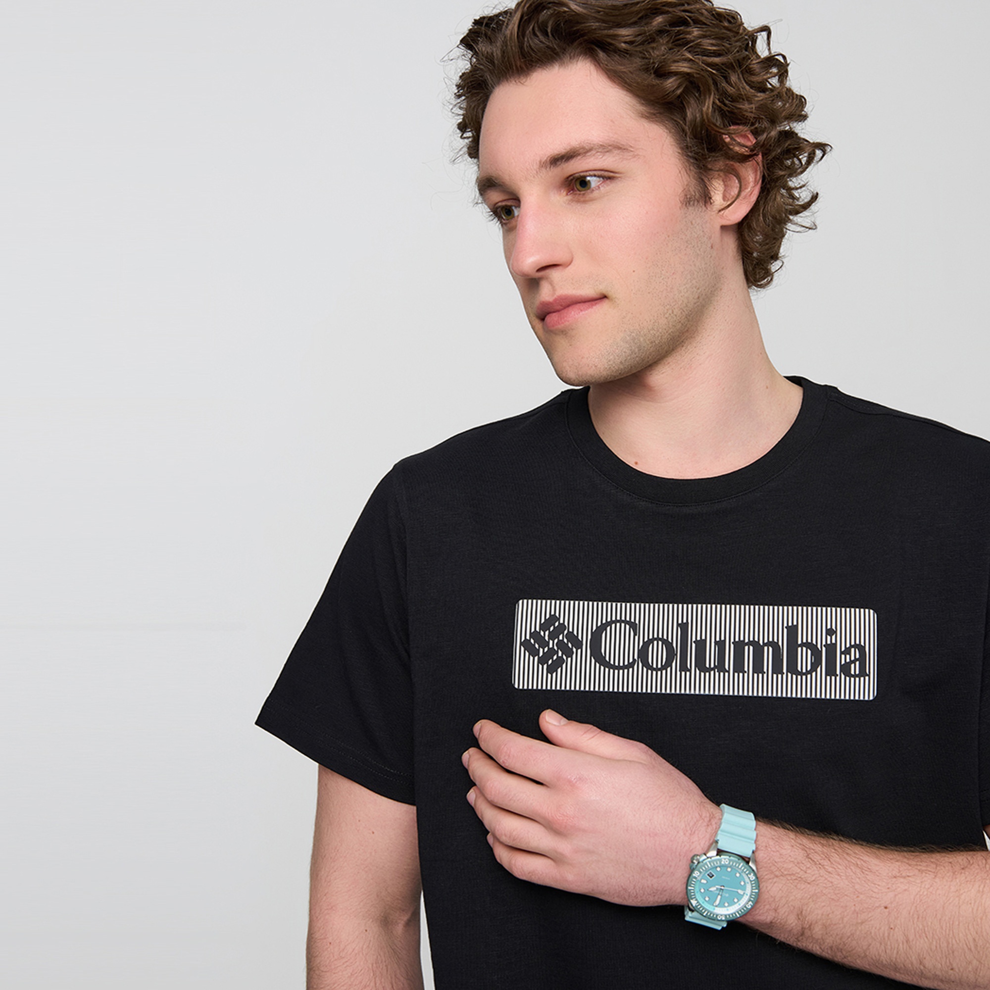 Columbia Csc Comfort Columbia Shadow Erkek Siyah T-Shirt