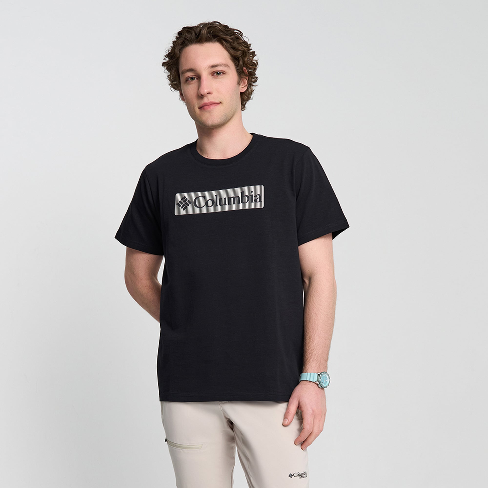  Columbia Csc Comfort Columbia Shadow Erkek Siyah T-Shirt