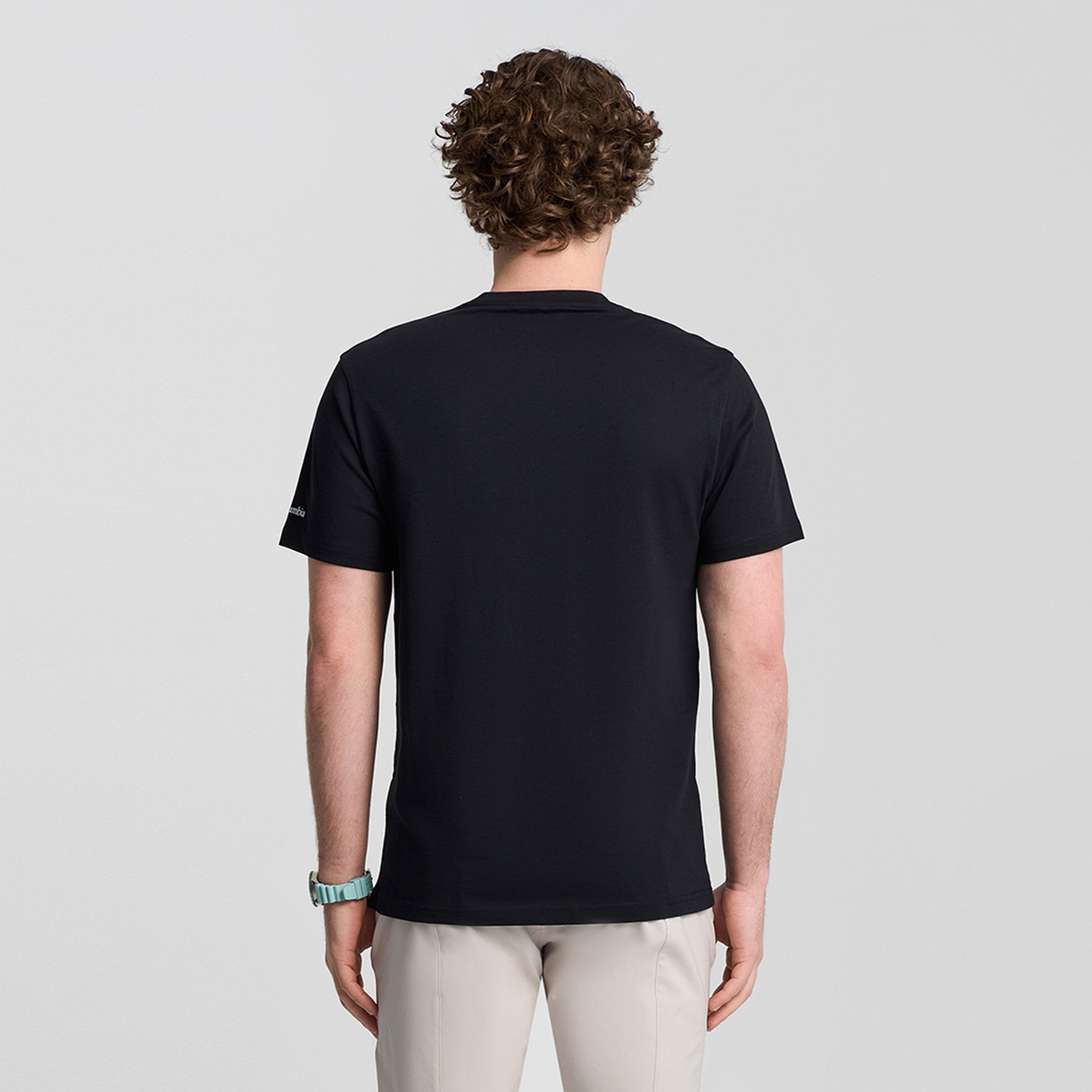 Columbia Csc M Peaceful Perspective Erkek Siyah T-Shirt