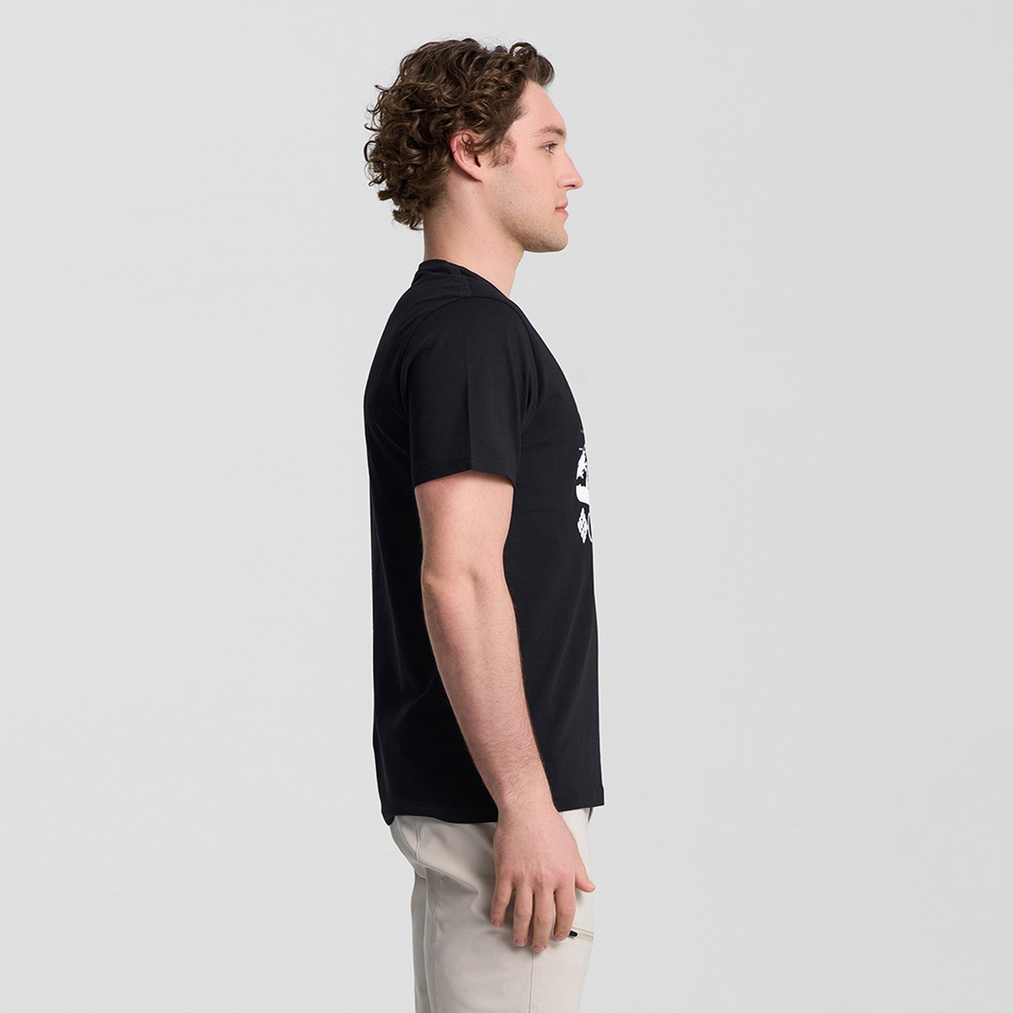 Columbia Csc M Peaceful Perspective Erkek Siyah T-Shirt