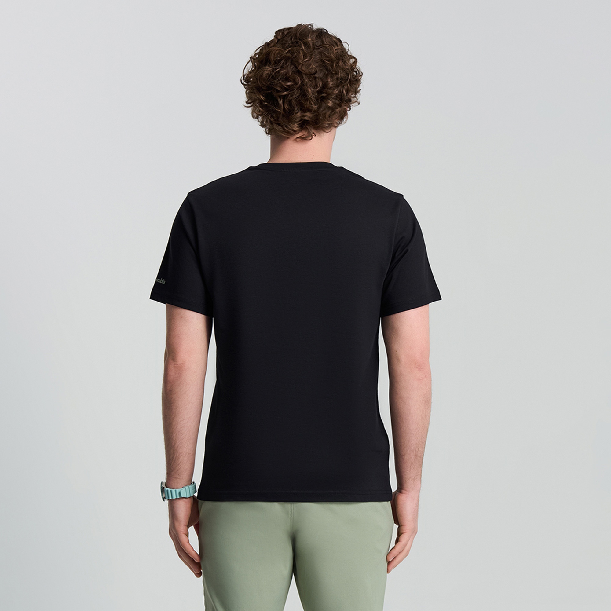 Columbia Csc Branded Peaks Erkek Siyah T-Shirt