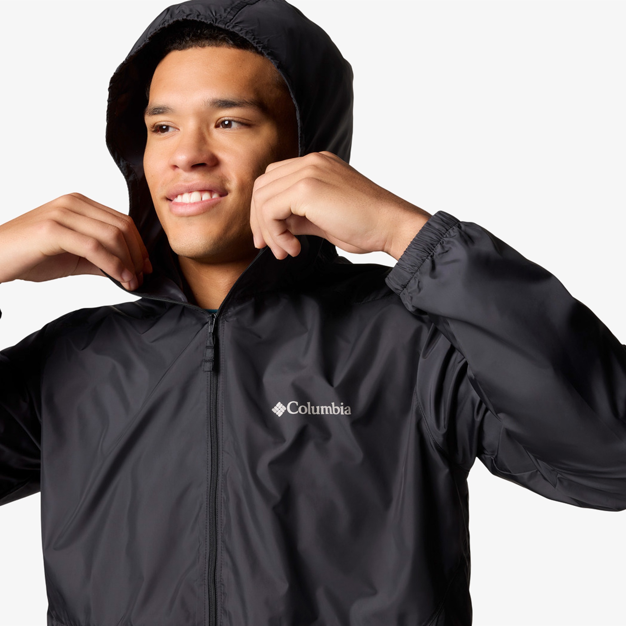 Columbia Discovery Loop Erkek Siyah Rüzgarlık