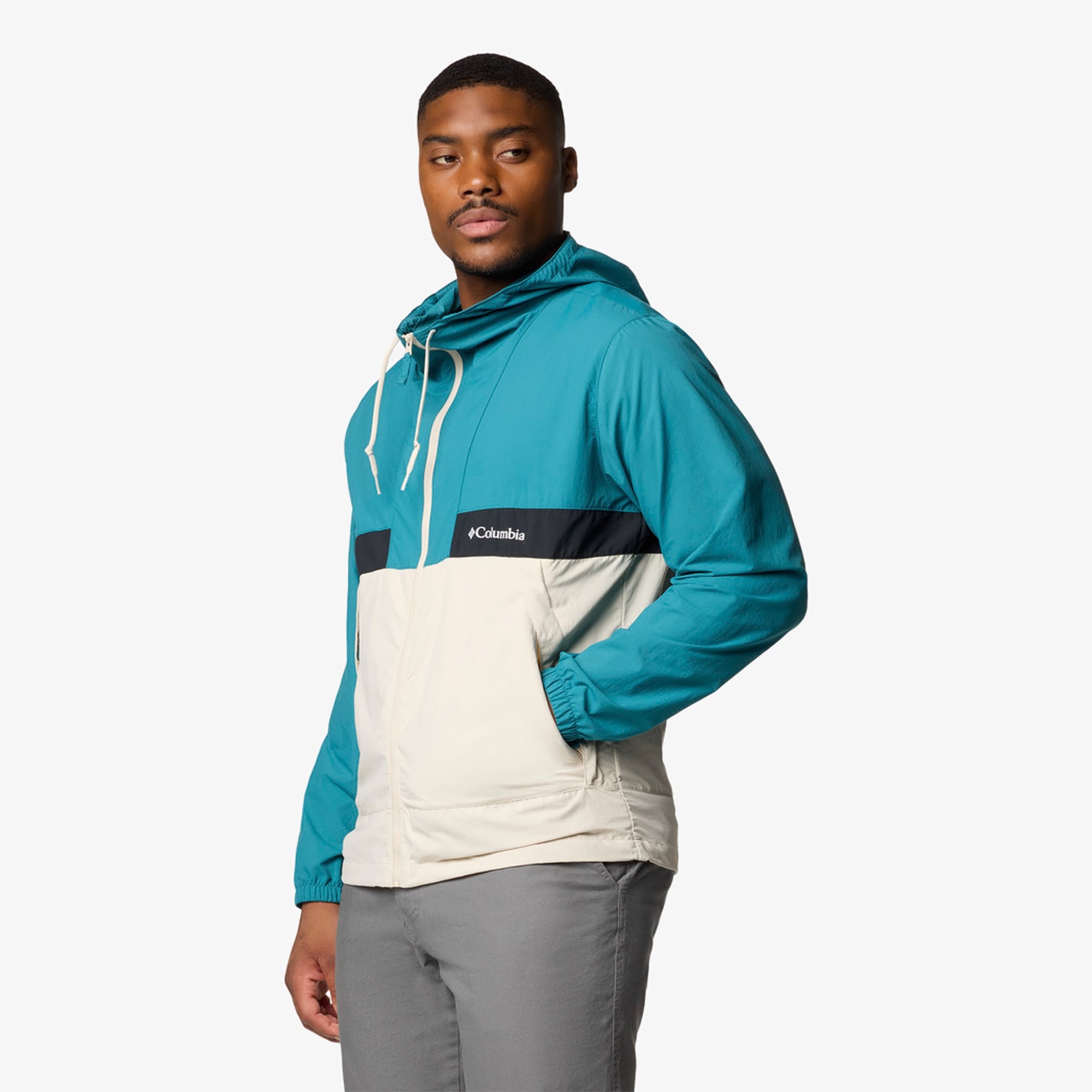 Columbia Spire Valley Erkek Mavi Rüzgarlık