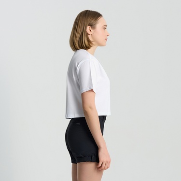  Columbia Csc Outback Critters Crop Kadın Beyaz T-Shirt