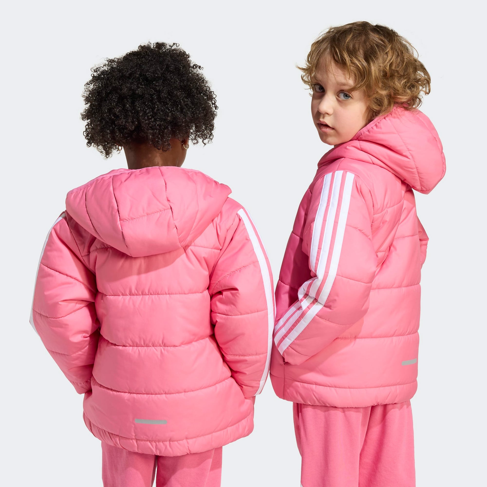adidas Little Kids Essentials 3-Stripes Çocuk Pembe Mont