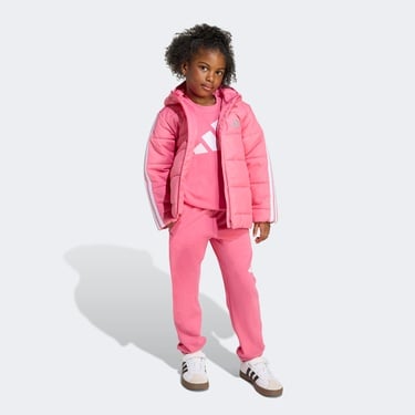  adidas Little Kids Essentials 3-Stripes Çocuk Pembe Mont