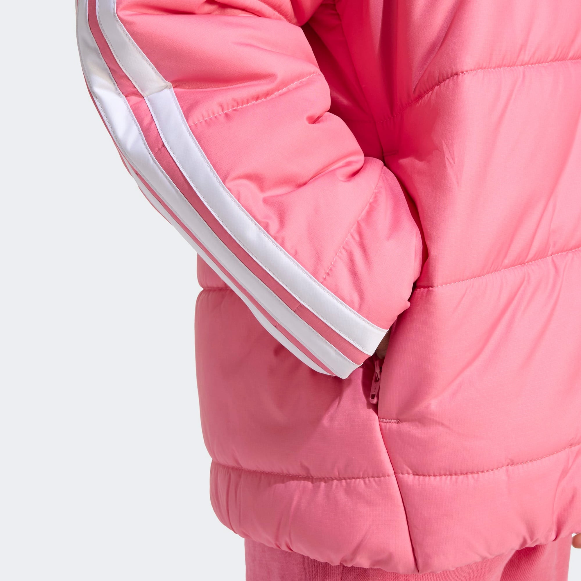 adidas Little Kids Essentials 3-Stripes Çocuk Pembe Mont