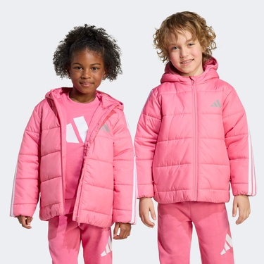  adidas Little Kids Essentials 3-Stripes Çocuk Pembe Mont