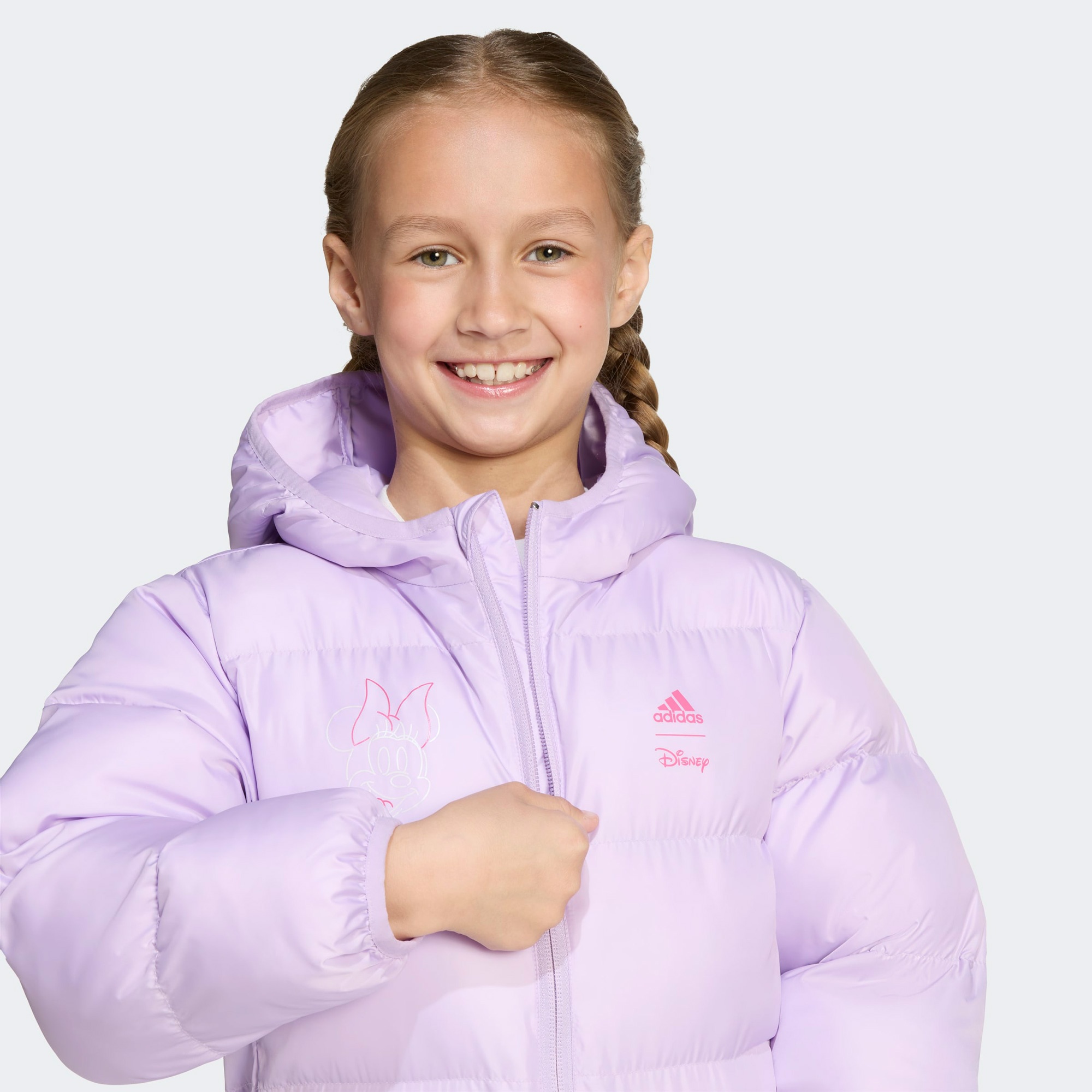 adidas Disney Minnie Mouse Soft Down Çocuk Mor Mont