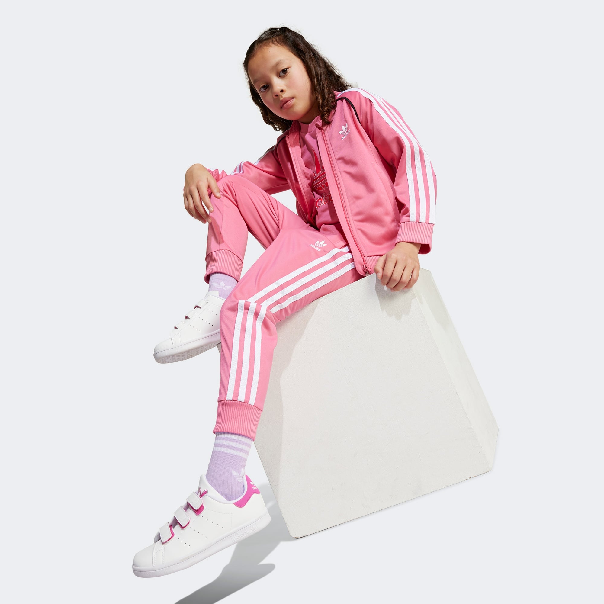 Adidas Sst Çocuk Pembe Eşofman Takımı