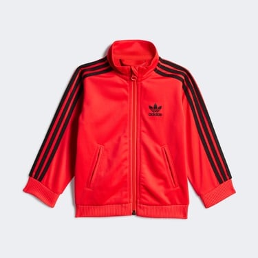  Adidas Firebird Çocuk Kırmızı Eşofman Takımı