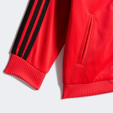  Adidas Firebird Çocuk Kırmızı Eşofman Takımı