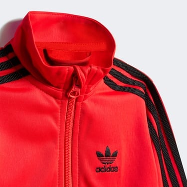 Adidas Firebird Çocuk Kırmızı Eşofman Takımı