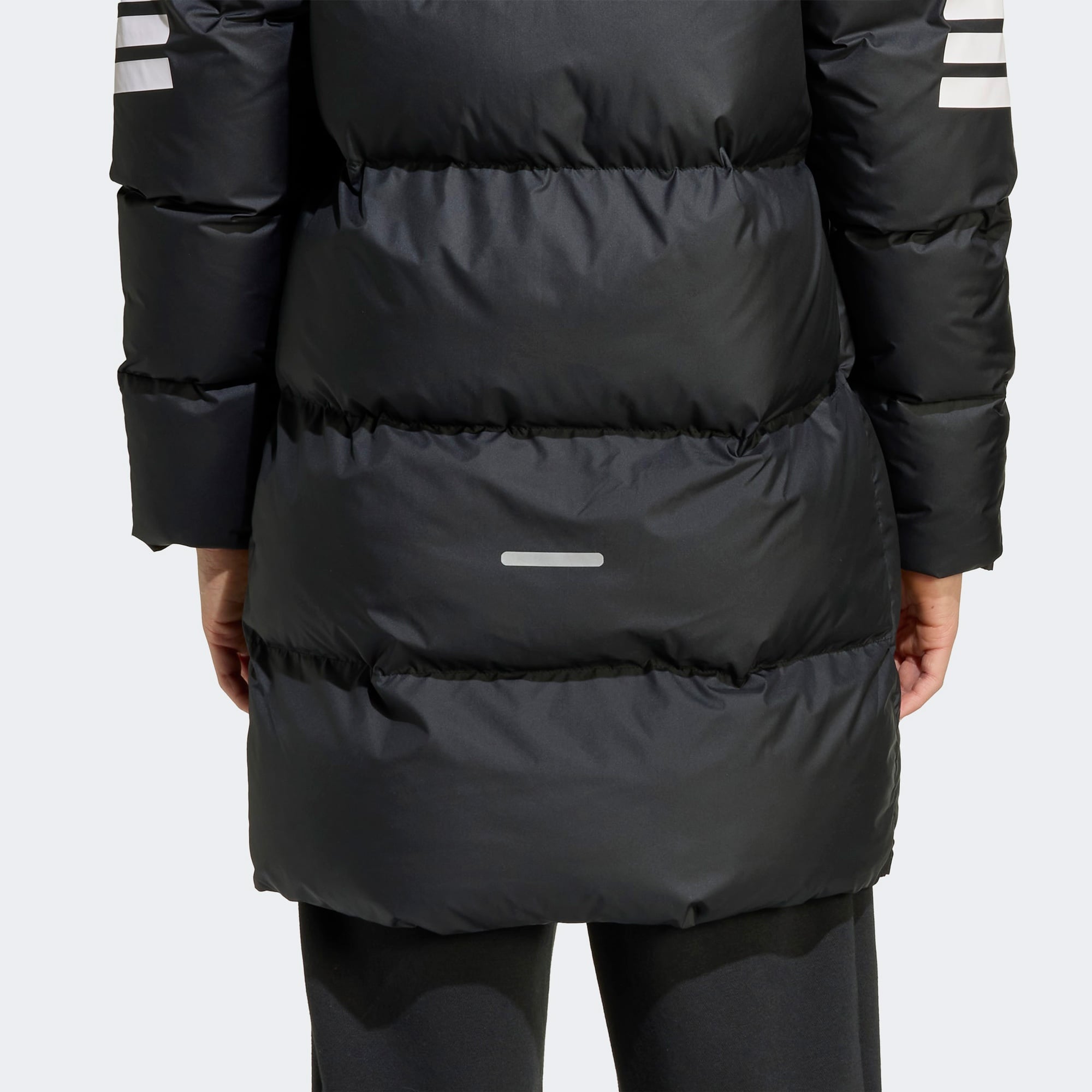 adidas Junior FI 3-Stripes Çocuk Siyah Mont